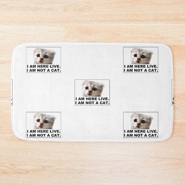 Item preview, I am Here Live.  I am Not a Cat. - Lawyer Cat Filter Snafu designed and sold by FifiLaSweary.