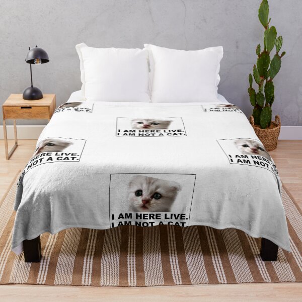 Item preview, I am Here Live.  I am Not a Cat. - Lawyer Cat Filter Snafu designed and sold by FifiLaSweary.