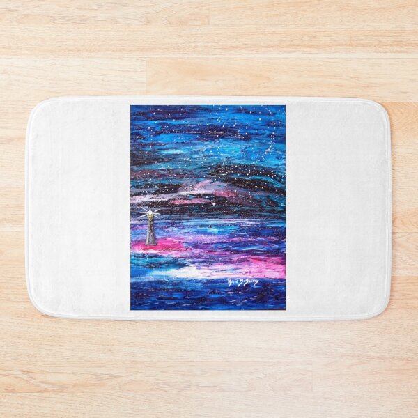 Item preview, Starlit night at lighthouse bay..... designed and sold by kevin56.
