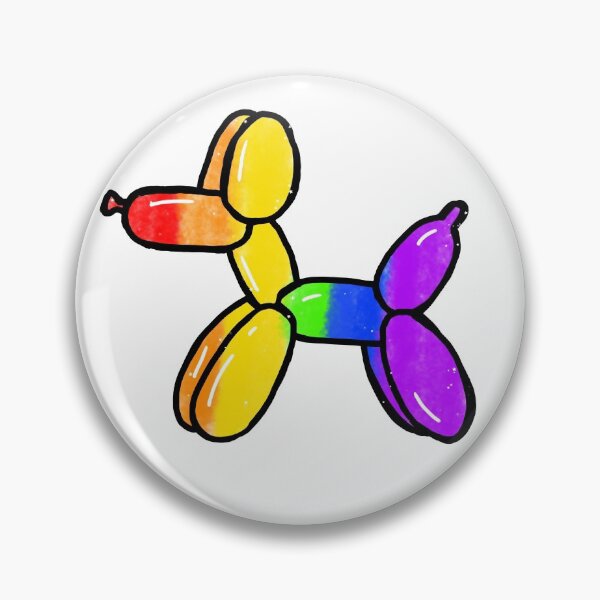 Item preview, Rainbow balloon dog designed and sold by Kstickers00.