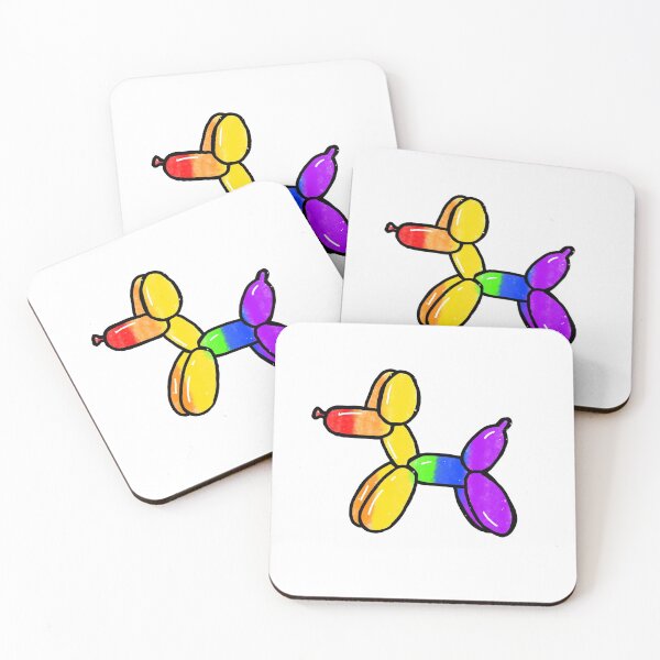 Item preview, Rainbow balloon dog designed and sold by Kstickers00.