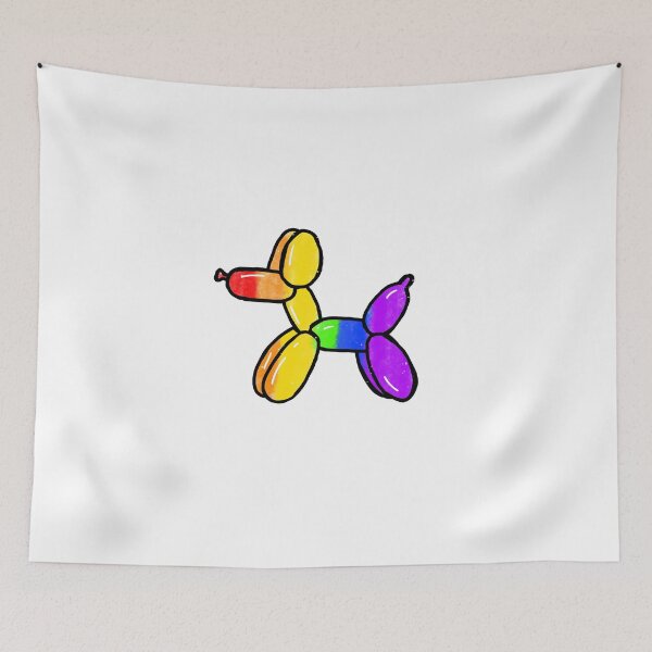 Item preview, Rainbow balloon dog designed and sold by Kstickers00.