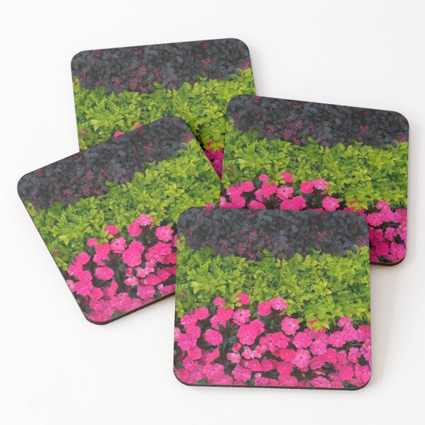 Aperçu de l'œuvre Bandes colorées de fleurs et de feuilles créée et vendue par Sinemathk.