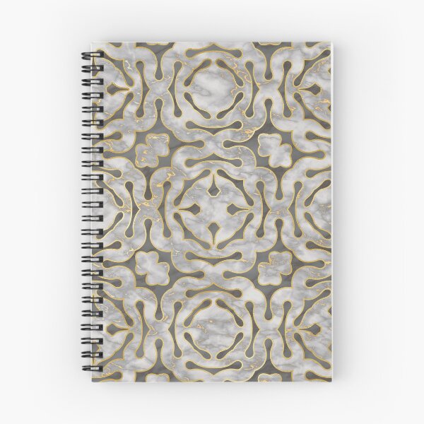 Item preview, Grey and gold marble mosaic pattern designed and sold by lents.