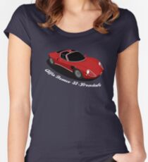 Alfa Romeo 33 Stradale Women's Fitted Scoop T-Shirt