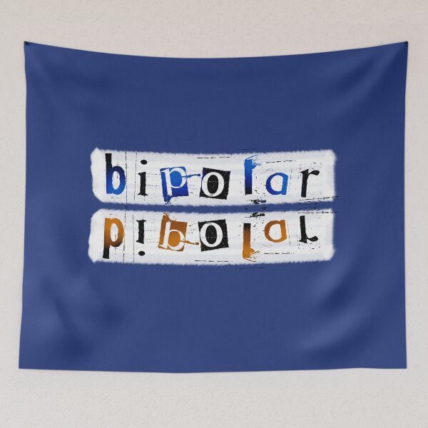 Item preview, Bipolar Text Mirrored designed and sold by GyngerGarza.