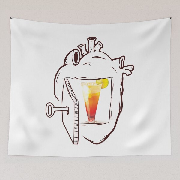 Item preview, Tequila Sunrise In My Heart designed and sold by foodisthekey.