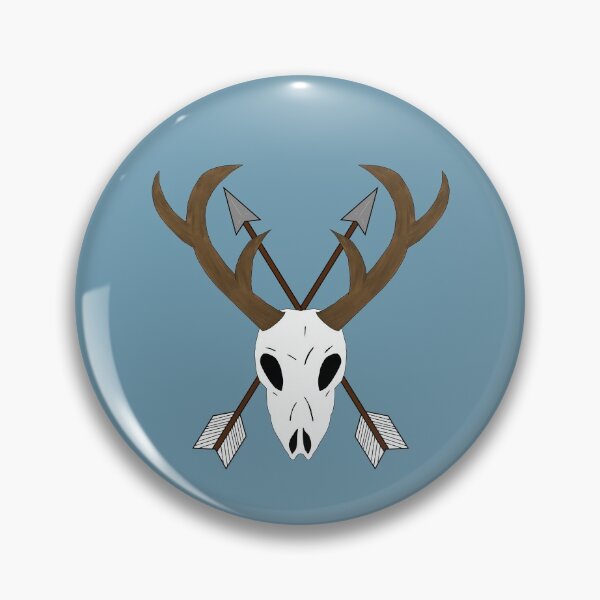 Item preview, Deer Skull and Arrows designed and sold by TheeForestFox Shop.
