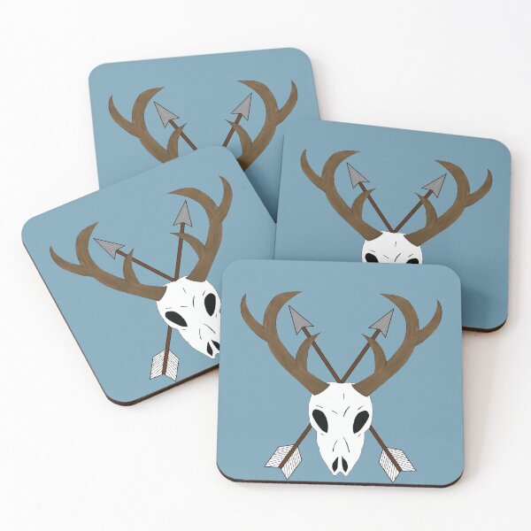 Item preview, Deer Skull and Arrows designed and sold by TheeForestFox Shop.