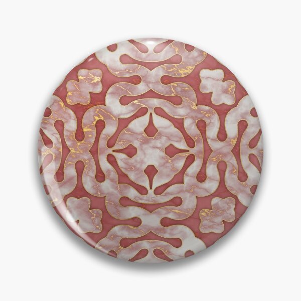 Item preview, Pink and gold marble mosaic pattern designed and sold by lents.