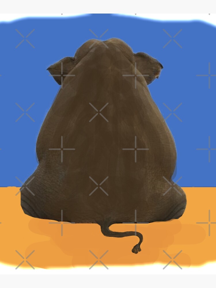 "NCIS elephant in the room ORIGINAL" Mounted Print by coffeecountyjim