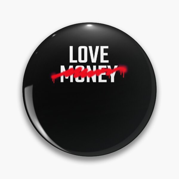 Item preview, Love Over Money - Strikethrough designed and sold by findot.