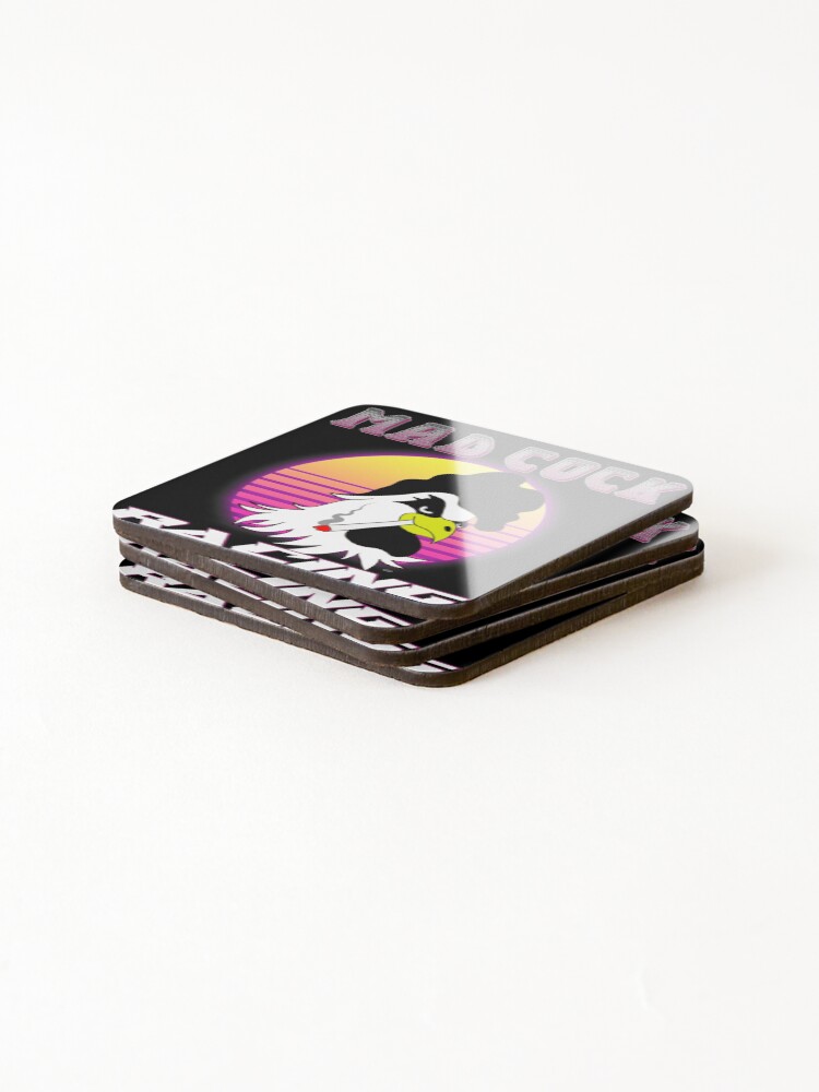 Thumbnail 4 of 5, Coasters (Set of 4), Mad Cock Racing designed and sold by VancityDesign.