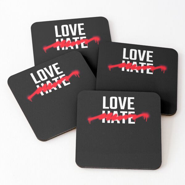 Item preview, Love Not Hate - Strikethrough designed and sold by findot.