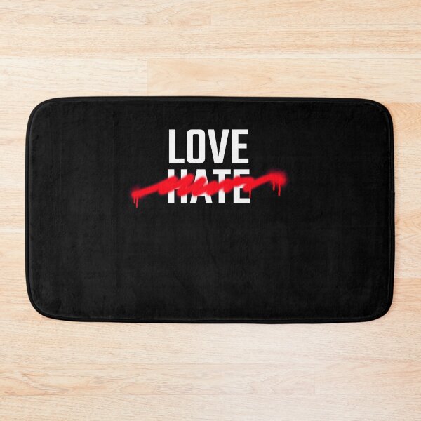 Item preview, Love Not Hate - Strikethrough designed and sold by findot.
