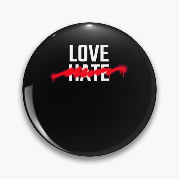 Item preview, Love Not Hate - Strikethrough designed and sold by findot.