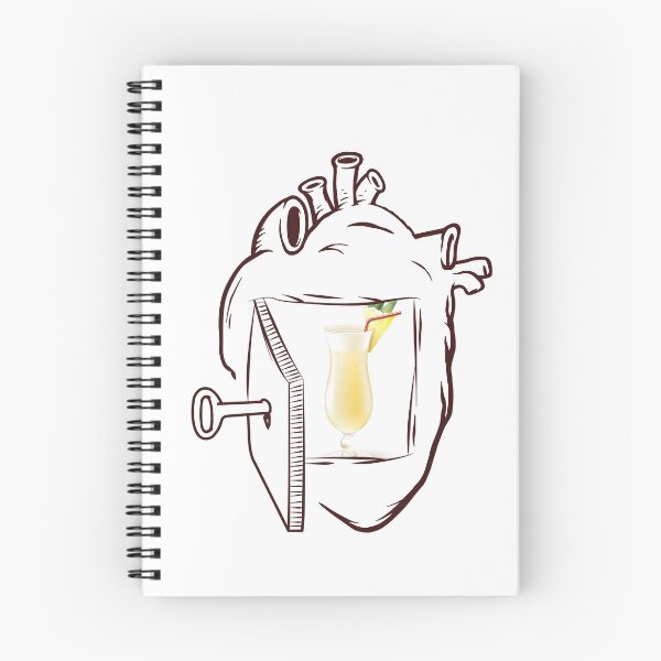 Item preview, Pina Colada In My Heart designed and sold by foodisthekey.