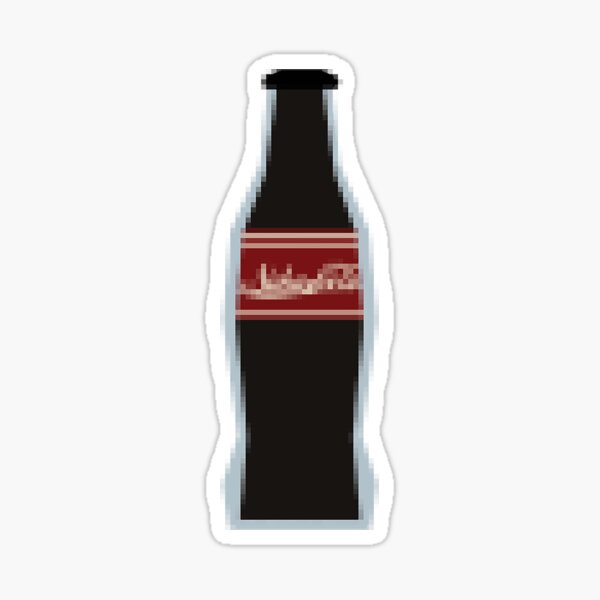 Vista previa del artículo con la obra «Nuka Cola», diseñado y vendido por Dzifa T.