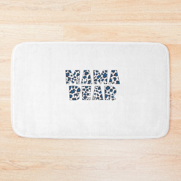 Item preview, Mama Bear in Leopard Print White and Blue designed and sold by Matt Ballinger.