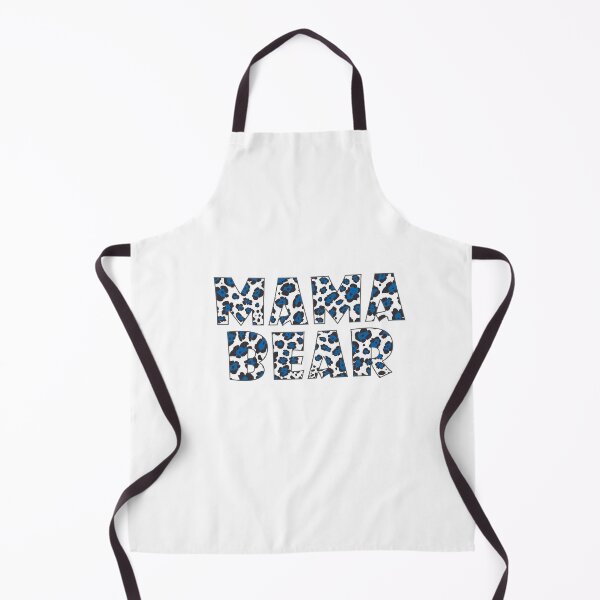 Item preview, Mama Bear in Leopard Print White and Blue designed and sold by Matt Ballinger.