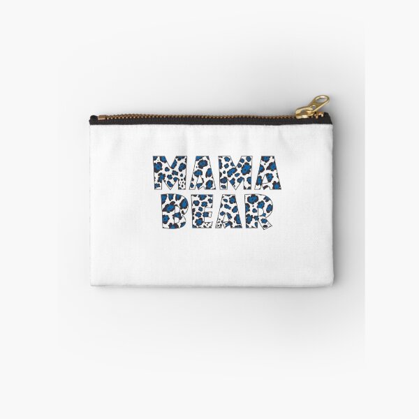 Item preview, Mama Bear in Leopard Print White and Blue designed and sold by Matt Ballinger.