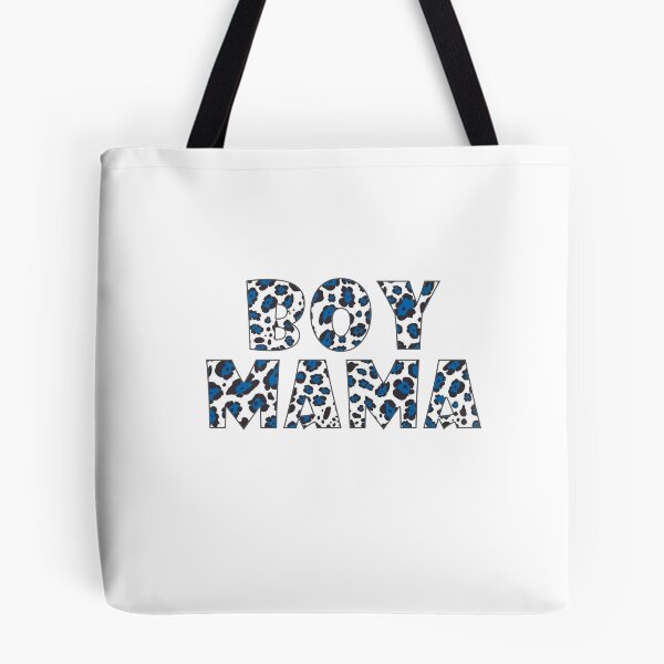 Item preview, Boy Mama in Leopard Print in White and Blue designed and sold by Matt Ballinger.