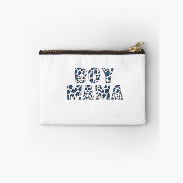 Item preview, Boy Mama in Leopard Print in White and Blue designed and sold by Matt Ballinger.