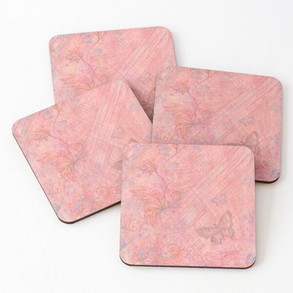 Item preview, Butterflies on pink designed and sold by Linda Bassett.