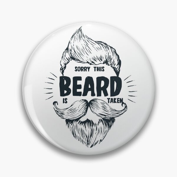Item preview, Mens Sorry This Beard is Taken Country Retro Valentines Day Gift T-Shirt designed and sold by TheFlipRepublic.