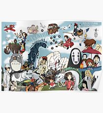 Studio Ghibli Tribute Poster