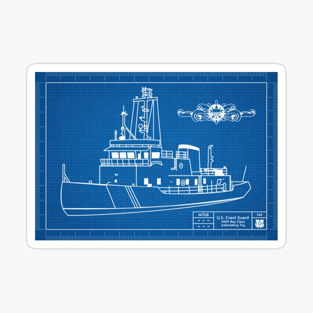 Blueprint Series - Coast Guard 140 Bay Class Icebreaking Tug