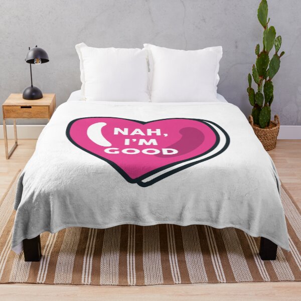 Item preview, Funny Anti Valentine's Day Shirt (Heart Image) Nah I'm Good T-Shirt designed and sold by TheFlipRepublic.