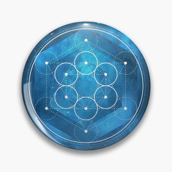 Item preview, Metatron's Cube - Scared Geometry Blue - Galaxy Portal designed and sold by solrevolver.