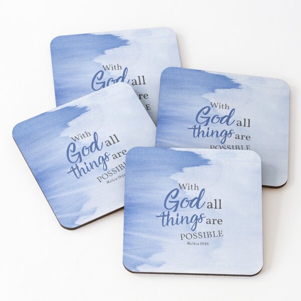 Item preview, With God all things are possible designed and sold by della95.
