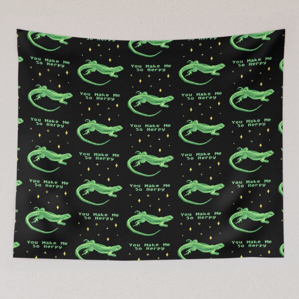 Item preview, Pixel Lizard Herps Cute Funny designed and sold by 90sLoveLove.