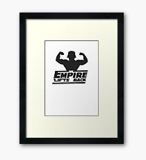 Star Wars - The Empire Lifts Back Framed Print