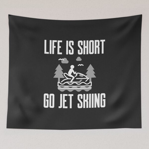 Item preview, Life Is Short Go Jet Skiing Lake Gift designed and sold by EricJP.