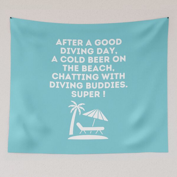 Item preview, Best Things After A Good Diving Day designed and sold by StudioAquaLumos.