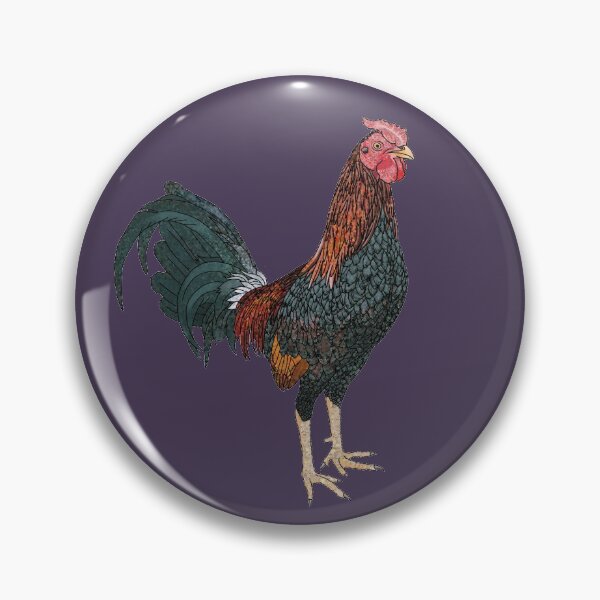 Item preview, Red Rooster with Colourful Plumage designed and sold by creativekeener.