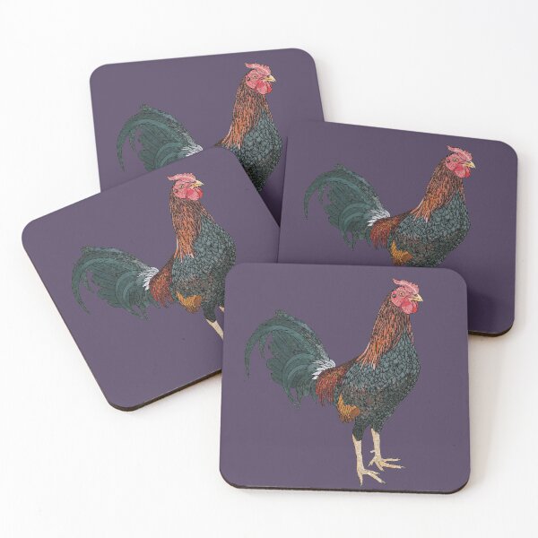 Item preview, Red Rooster with Colourful Plumage designed and sold by creativekeener.