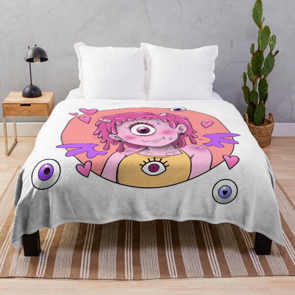 Aperçu de l'œuvre Monster Cyclope Girl avec des ailes créée et vendue par FizzyVee.