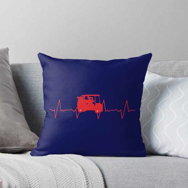 Item preview, Golf Cart Heartbeat Red designed and sold by KJKlassiks.