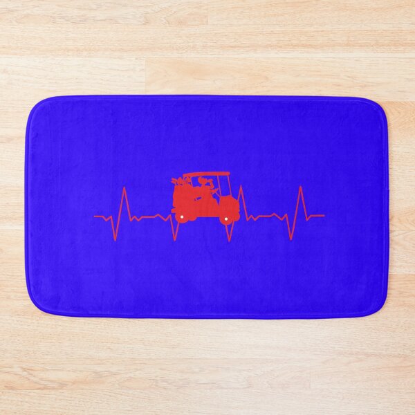 Item preview, Golf Cart Heartbeat Red designed and sold by KJKlassiks.