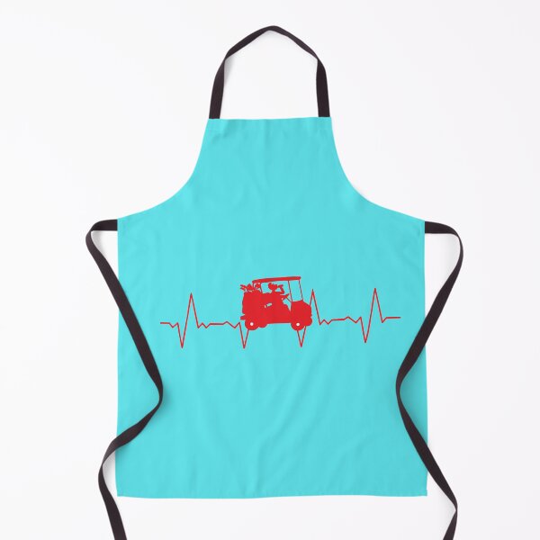 Item preview, Golf Cart Heartbeat Red designed and sold by KJKlassiks.