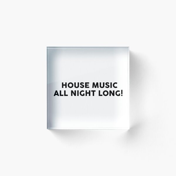 Artikelvorschau, House Music die ganze Nacht entworfen und verkauft von SHDigital.