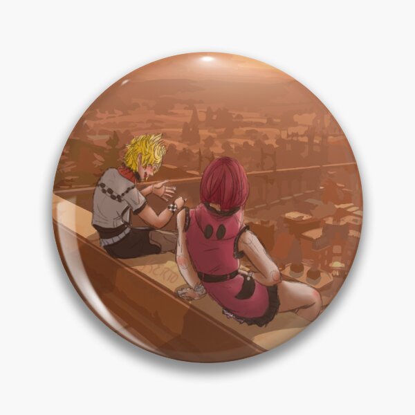 Item preview, Roxas and Kairi in Twilight Town designed and sold by kerto-00.