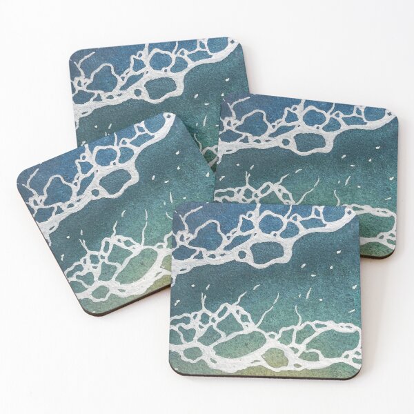 Item preview, Sandy shore depth gradient - painting designed and sold by HuyN95.