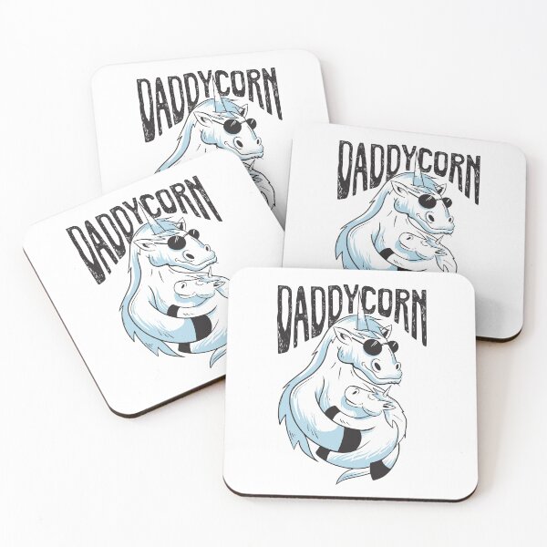 Item preview, Dadacorn - Unicorn Dad and Baby Christmas Papa Gift Tshirt T-Shirt designed and sold by TheFlipRepublic.