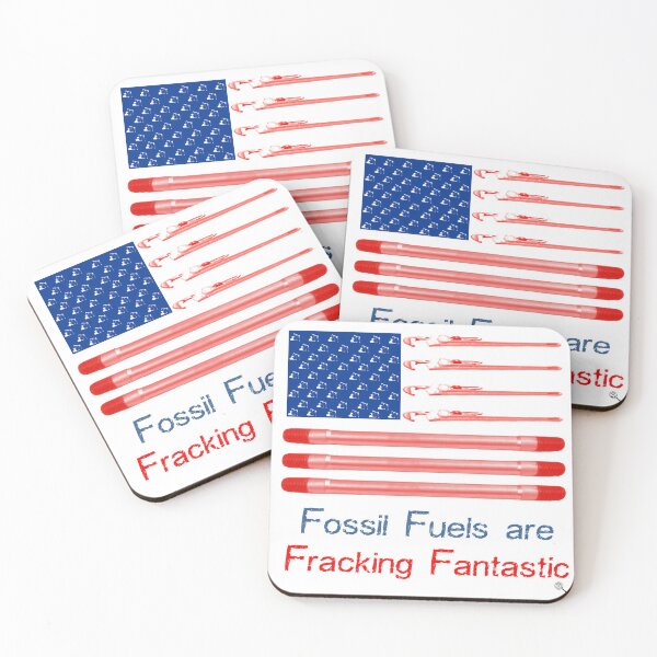 Item preview, Oil and Gas US flag - Fossil Fuels are Fracking Fantastic designed and sold by Truthstoliveby.