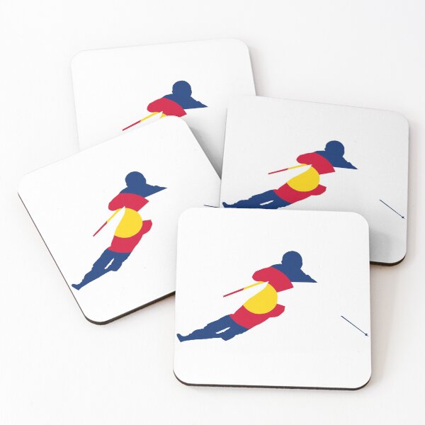 Item preview, Colorado Flag Skier Borderless designed and sold by Bobby Hart Creative.